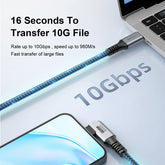 Hagibis USB C to USB C Cable USB 3.2 Gen 2 Type C Cable 10Gbps 4K 60Hz Video 100W Fast Charging for iPhone 17 Macbook Pro iPad